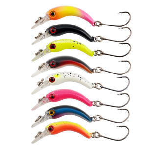 Leurre de pêche flottant à simple hameçon pour Tilapia et Truite, 4cm/1.4g, le plus vendu, avec hameçons Synnex, appât de pêche - Product Image 1