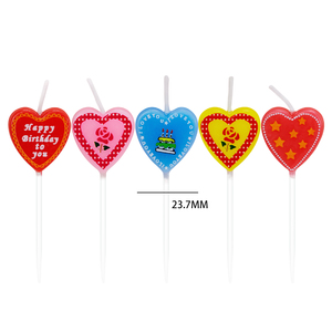 เทียนขายส่ง เทียนรูปหัวใจ เทียนวัน<span class=keywords><strong>เกิด</strong></span>จำนวนมาก เทียนวัน<span class=keywords><strong>เกิด</strong></span>สำหรับ<span class=keywords><strong>เค้ก</strong></span> - Product Image 4