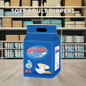 <span class=keywords><strong>Vente</strong></span> directe d'usine, couches jetables respirantes à haute absorption, couches pour adultes unisexes - Product Image 5
