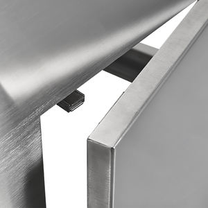 حوض غسيل يدوي متنقل من الفولاذ المقاوم للصدأ يعمل بالقدم للمستشفيات الحديثة من إم تي الطبية - Product Image 6