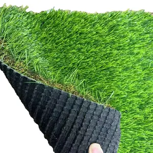 Shandong Meisen Tapetes de grama artificial para telhado de jardim, tapete de grama artificial com aparência natural, preço de fábrica, grama verde marrom