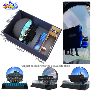 Pantalla de Proyección Inmersiva de 360 Grados para Interiores, Personalizada en Metal, Simulación de Domo Completo para Castillos Temáticos - Product Image 5
