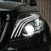 Ensemble de phares de voiture Mercedes-Benz GLK 13-15, GLK200/260/300, transformé en phare LED Maybach à trois yeux