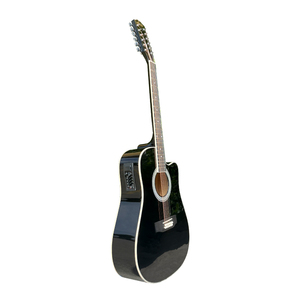 Aiersi Thương Hiệu 41 Inch Điện <span class=keywords><strong>12</strong></span> Chuỗi Acoustic <span class=keywords><strong>Guitar</strong></span> Màu Đen Colour Basswood Dân Gian Nhạc Cụ Giá Rẻ Giá OEM ODM - Product Image 1