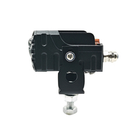 IDISON MT2 Mini projecteur bi-LED 1,5 pouce à double faisceau direct pour moto, lentille de projecteur, trois couleurs, 40W 55W 6000K, phare de voiture pour camion