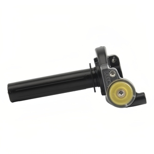 Poignées de moto universelles de 22mm CNC en aluminium pour guidon de moto poignée de torsion d'accélérateur pour Pit Bikes ATV accessoires - Product Image 5