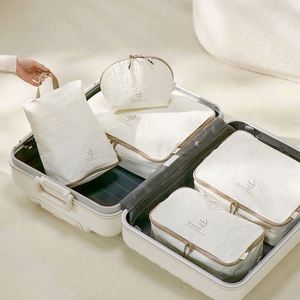 New Taslan 5 Pcs Travel <b>Compression</b> Storage <b>Bag</b> of Business Trip Large Capacity Storage Pack Waterproof <b>Bag</b> Set - Product Image 5