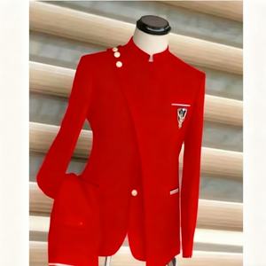 Hochwertiges Herren-Set aus Blazer, Hose und Weste in Übergröße und Unifarbe – 2-teiliges Modetrend-Set - Product Image 5