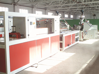 Ligne de production de panneaux de plafond en PVC WOLJIA |   Profilé d'angle en PVC et ligne d'extrusion imitation marbre, machine de fabrication de profilés en PVC