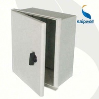 Armoire imperméable électrique de fibre de verre de clôture de polyester de boîte de fibre de verre d'IP66 pour la représentation dure d'environnement