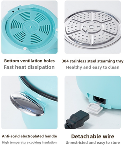 2026 Household <strong>Tagine</strong> <strong>Pot</strong> 3L Electric Pressure Cooker <strong>Small</strong>-sized Steaming and Boiling Combined Fully Automatic Pressure Cooker - Product Image 2