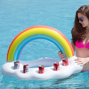 Mini Juguete Flotante de PVC Inflable Personalizado con Diseño de Arcoíris para Niños, Diversión Acuática en Piscina o Playa - Product Image 4