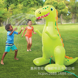 Fontaine gonflable dinosaure Hongcheng 180cm, jet d'eau, jeu extérieur pour adolescents - Product Image 3