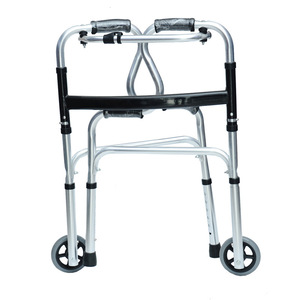 Déambulateur en alliage d'aluminium avec roues pour personnes âgées, aide à la mobilité - Product Image 1
