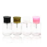 Distributeur de pompe à pression à une touche en gros contenants de cosmétiques vides bouteilles d'alcool liquide en plastique
