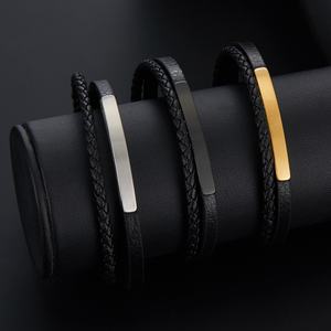 Brazalete de Cuero con Baño de Oro de 18k, a Prueba de Agua, con Ajuste Seguro e Irrompible, para Hombre, un Accesorio de Moda - Product Image 6