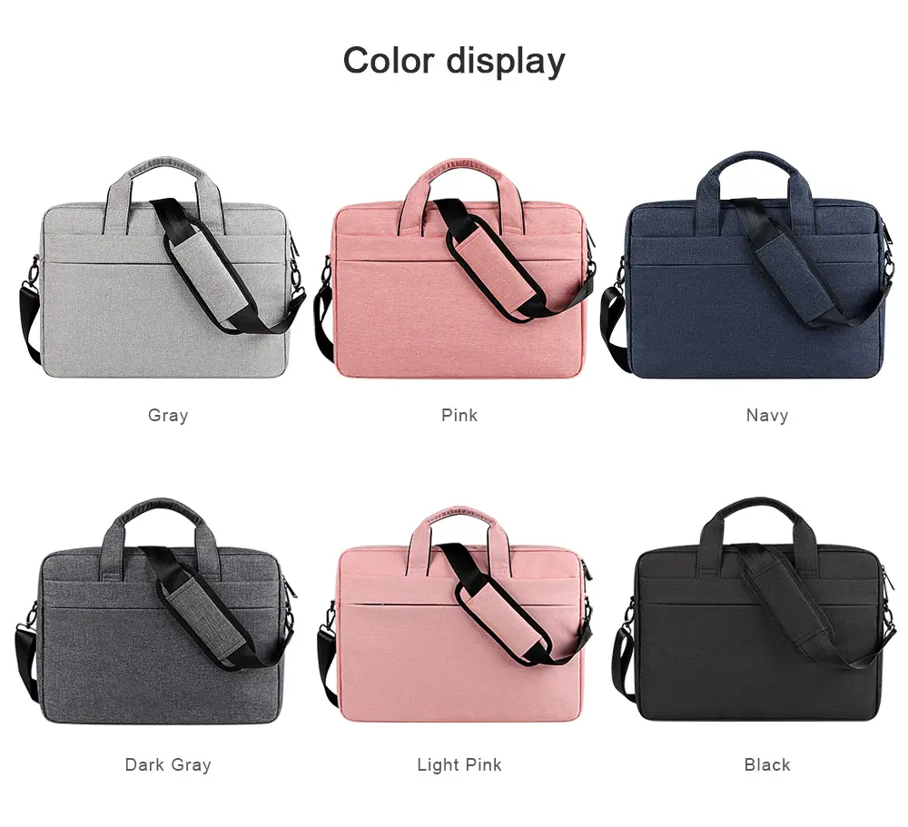 Ile uyumlu 15.6-13.3 Laptop çantası erkekler kadınlar için bilgisayar çantası