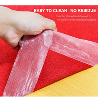 Ruban adhésif double face pour tapis, facile à déchirer, forte adhérence, pour l'installation et la décoration de tapis d'hôtel