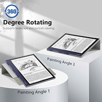 NET-CASE étui pour tablette personnalisé de vente chaude pour BOOX Note Air 2 / Air 2 Plus étui de table intelligent antichoc en cuir Pu de 10.3 pouces