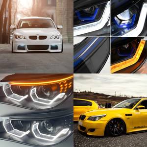 Luces de Coche para E60, Lente de Proyector de Faro Delantero E61 525i 530i 535i, Lámpara de Señalización, Faros LED DRL para <span class=keywords><strong>bmw</strong></span> e60, Faro Delantero LED - Product Image 2