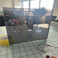 Vidrio Inteligente con Atenuación de Color Personalizada, Vidrio Opaco para Espejos, Vidrio para Mamparas de Ducha en Habitaciones de Hotel, Vidrio Espejado para Privacidad