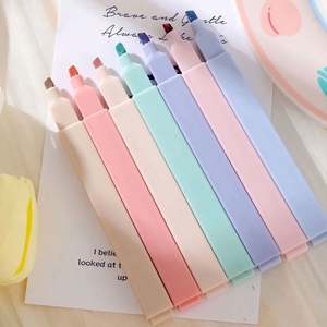 Lot de stylos surligneurs multicolores personnalisés et mignons pour la vente en gros - Product Image 2