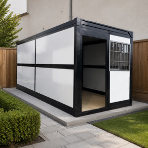 Casa Contenedor Móvil Prefabricada Modular Plegable Expandible Pequeña de 2 Pisos con Inodoro, Panel Sándwich para Caseta de Vigilancia - Product Image 1