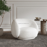 Fauteuil d'appoint en velours, fauteuil de détente moderne, canapé simple pour salon