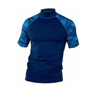 Chemise unisexe Offre Spéciale Rash Guard avec logo personnalisé imprimé manches longues et courtes en nylon spandex avec impression par sublimation - Product Image 2
