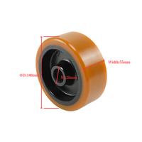 Roue d'équilibrage porte-charge en PU, pièces de rechange pour transpalette et gerbeur électro-hydraulique HELI CBD-LI JLlift