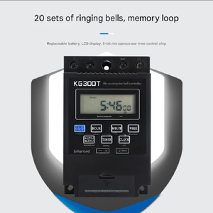 Tự động chuông Vòng hẹn giờ điều khiển trường chuông 220V zyt08 với chuông chuông, 80 lần một ngày, 10 inch, 12 inch - Product Image 2