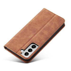 Compatibile con <span class=keywords><strong>Samsung</strong></span> S21/S20 FE/<span class=keywords><strong>NOTE</strong></span> 20, custodia protettiva magnetica fatta a mano con design animale, in PU, con slot per carte. - Product Image 4