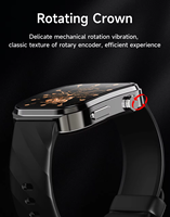 U13 Android Smartwatch – Quadratisches Design, TFT-Display, IP67, Fitness- und Schlaf-Tracker, Wecker, Fernbedienung, magnetische Anrufannahme