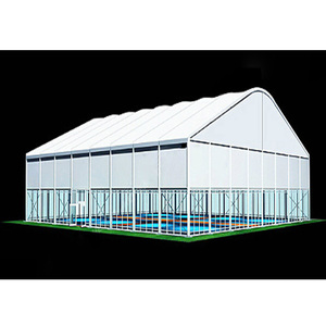 Tente de stade temporaire en aluminium de grande taille pour l'extérieur, structure en arche, grand stade de football, toit en PVC pour terrain de soccer - Product Image 5