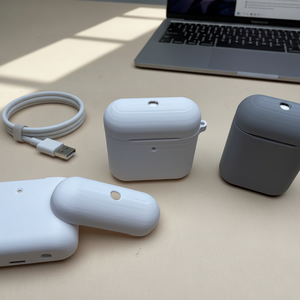 Étui de protection pour écouteurs <span class=keywords><strong>avec</strong></span> port de conversion Type C intégré pour Apple <span class=keywords><strong>AirPods</strong></span> Pro <span class=keywords><strong>2</strong></span> 3, boîte de protection antichoc pour écouteurs <span class=keywords><strong>AirPods</strong></span> - Product Image 4