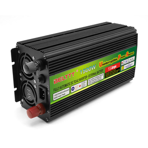 เครื่องแปลงพลังงานแสงอาทิตย์12V <span class=keywords><strong>24V</strong></span> DC เป็น110V <span class=keywords><strong>220V</strong></span> AC UPS อินเวอร์เตอร์1500W - Product Image 2