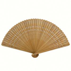 Éventail pliant portable Feilin Deqing en bambou sculpté, écologique, traditionnel, style Guofeng, pour Hanfu, Cheongsam, mariage - Product Image 5