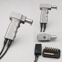 Machine électrique portative pour dreadlocks, kit d'outils de tressage de cheveux avec boîtier d'alimentation et embouts interchangeables pour usage en salon