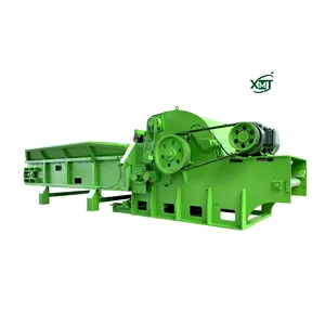 Waste wood crusher log production crusher line electric miscellaneous wood comprehensive crusher