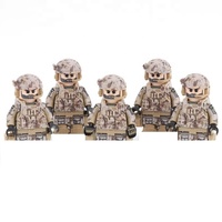 Mini Figurines Soldat Forces Spéciales US Leopard Arme Fusil Gilet Blocs MOC Modèle Militaire Armée Jouets de Construction