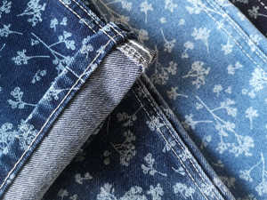 Trọng Lượng Nặng Dày In Kỹ Thuật Số In Tùy Chỉnh Cotton Denim Vải Nhà Sản Xuất Cho Quần Jean Và Áo Khoác - Product Image 6