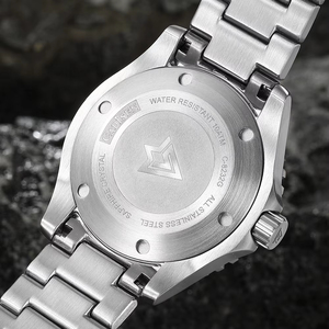Reloj de Lujo Automático Mecánico de Acero Inoxidable para Hombre <span class=keywords><strong>CADISEN</strong></span> C8232, Esfera de Cristal de Zafiro, Resistente al Agua hasta 10 Bares, Botón de Presión - Product Image 5