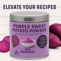 Poudre d'igname violette naturelle de qualité alimentaire en vrac, poudre violette instantanée, fourniture OEM privée