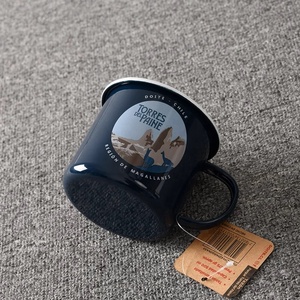 Tazas de Té de Esmalte con Diseño Floral Personalizado, No Tóxicas, para Exteriores, de 6 cm, 7 cm, 8 cm, 9 cm, 150 ml, 250 ml, 350 ml, 500 ml - Product Image 2