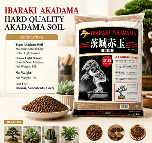 Sustrato de Arcilla <span class=keywords><strong>Akadama</strong></span> Premium para Enraizamiento y Propagación de Flores, Tierra Volcánica Granulada para un Crecimiento Rápido de Raíces - Product Image 1