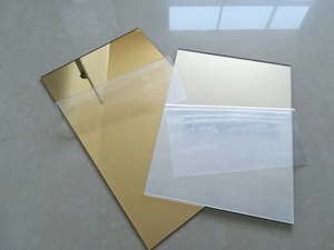 Tự dính tấm gương acrylic bán buôn tùy chỉnh tấm nhựa Rose Gold gương tấm Acrylic - Product Image 2