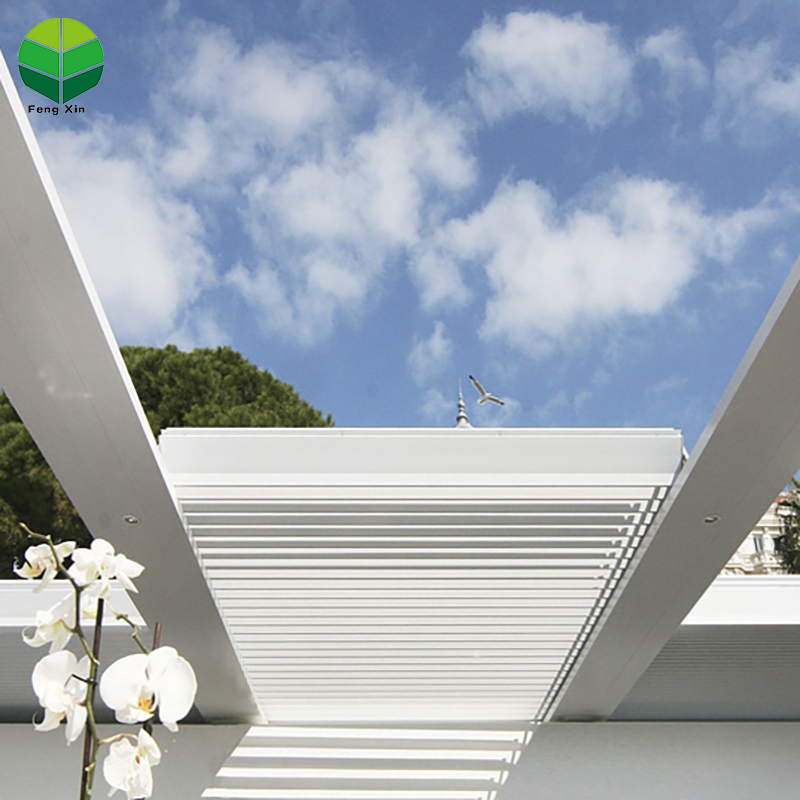 2020 nouvelle facilement assemblé Imperméable Extérieur adapté aux besoins du client réglable motorisé pergola en aluminium