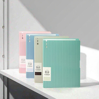 Classeur multi-couches A4 Winkey Modèle 8006, grand format, 40 pages, en PP durable, pour documents et carnets de notes