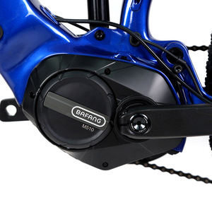 EM6 Aluminum Alloy Mountain Bike <b>Frame</b> Mid Drive Motor Electric <b>Bicycle</b> Kit Lithium Battery High Power Blue - Product Image 4