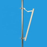 Antenne sectorielle directionnelle double 4G LTE H65V7 à 2300-2700 MHz, 2 x 18 dBi, polarisation 45° pour station de base et répéteur